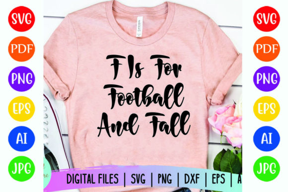 F is for Football and Fall Graphics