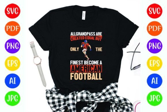 Football Graphics for T-Shirt Designs