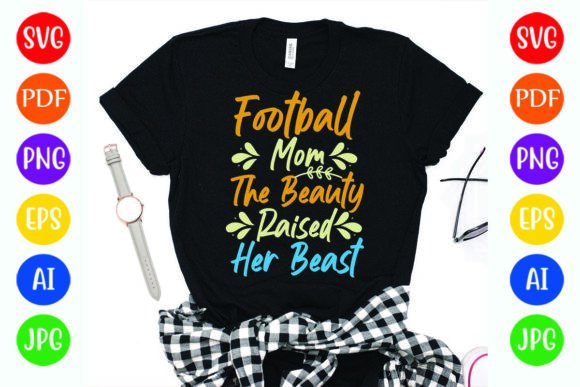Football Lineman Serving Pancakes: Fun Graphics & T-Shirt Designs