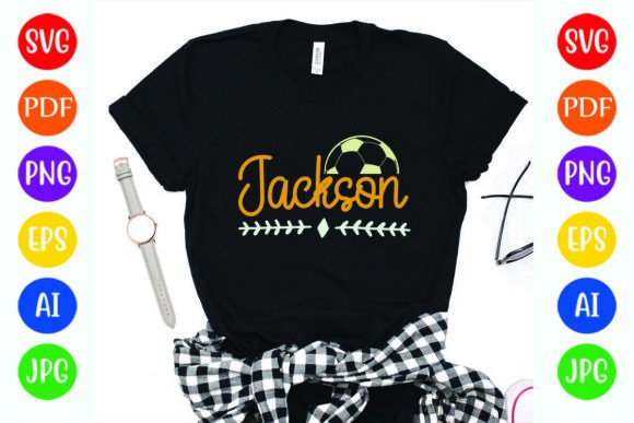 Funny Football Jackson T-Shirt Graphics & Designs