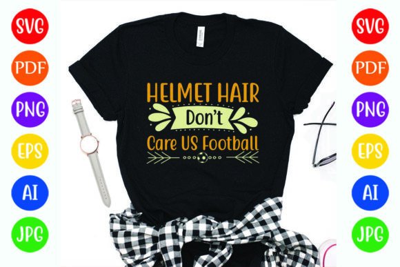Helmet Hair Don't Care: Graphics for T-Shirt Designs
