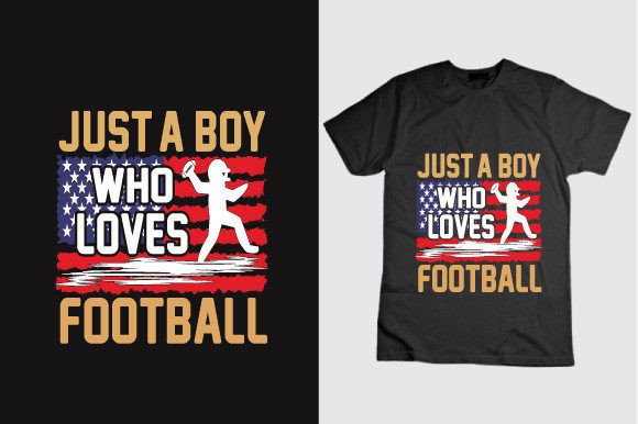 Just a Boy Who Loves Football Shirt 2022 Graphics