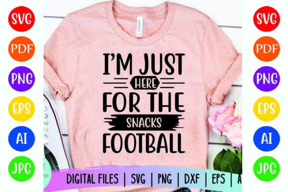 Review: Im Just Here for the Snacks Football Design